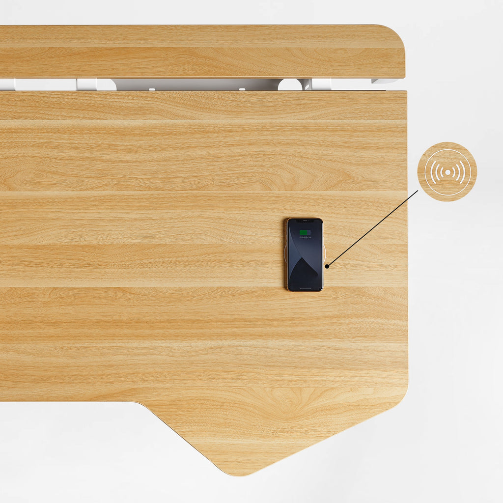 Electric Standing Desk with RGB Lighting (55x34)