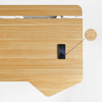 Electric Standing Desk with RGB Lighting (55x34)