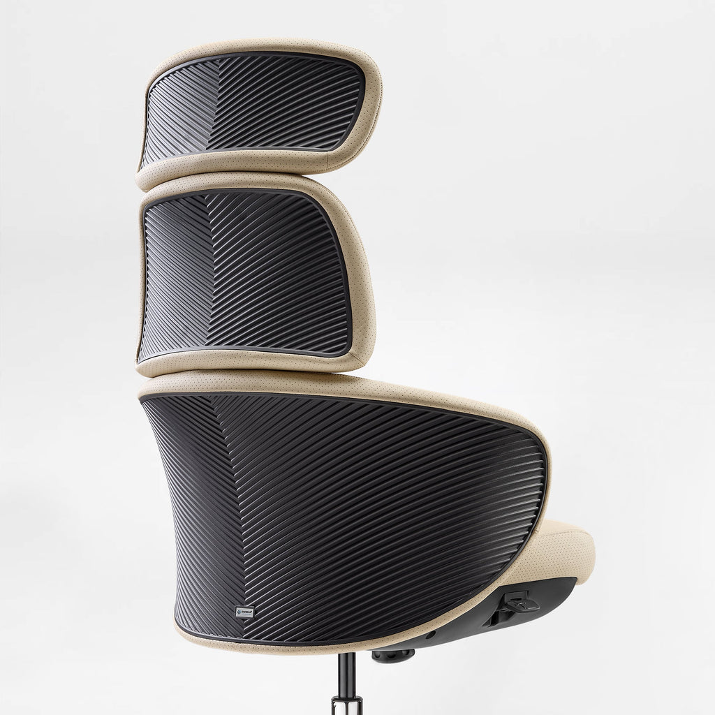 Microfiber Leather Executive Office Chair - Modern Lines Home Office