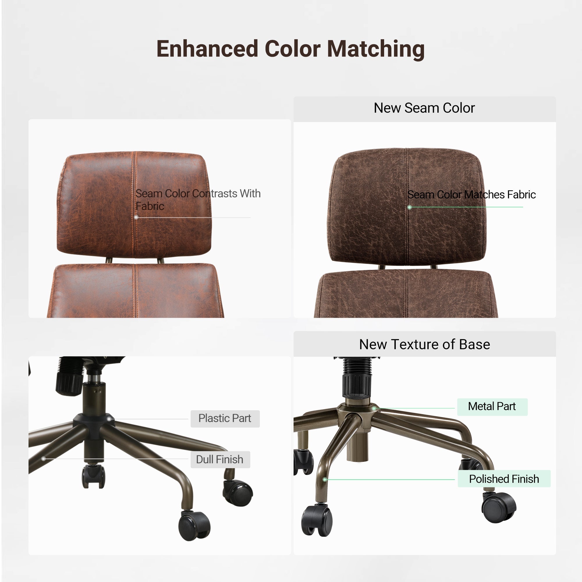 High Back Office Chair - Ultra Soft Cushion Adjustable