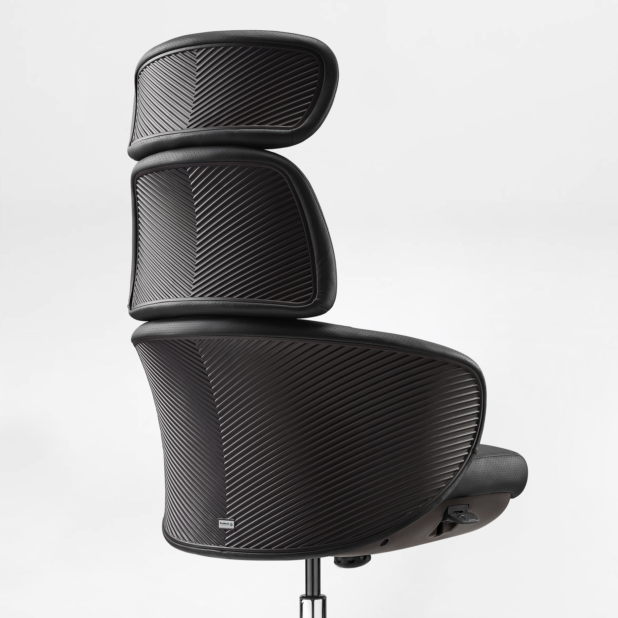 Microfiber Leather Executive Office Chair - Modern Lines Home Office