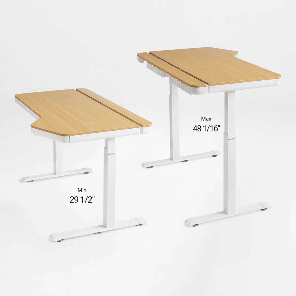 Electric Standing Desk with RGB Lighting (55x34)