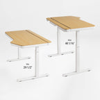 Electric Standing Desk with RGB Lighting (55x34)