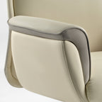 Microfiber Leather Executive Office Chair with Adjustable Headrest
