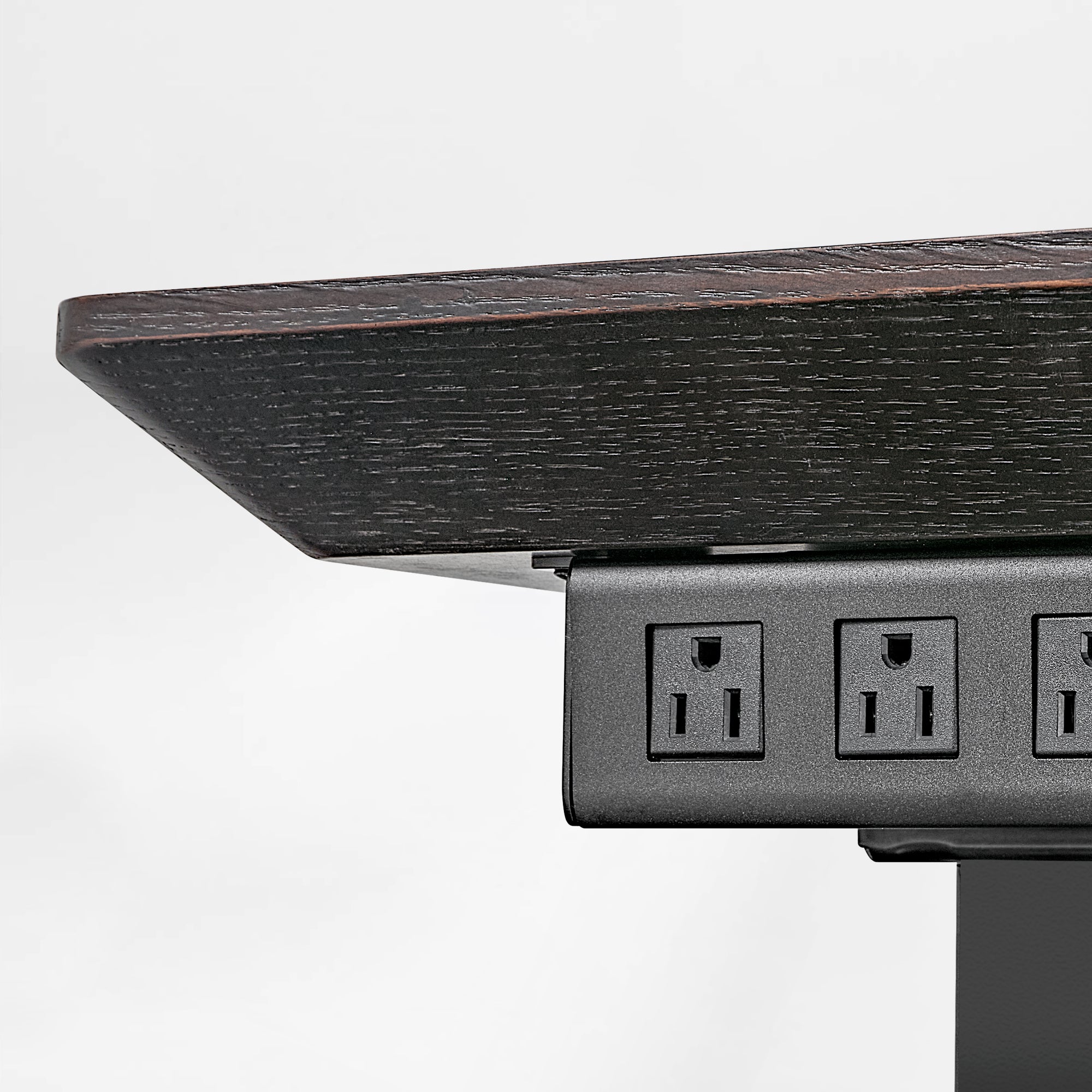 Electric Height-Adjustable Standing Desk, Classic, Black