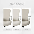 Ergonomic Office Chair - Full PU Leather Versatile Stylish Comfort