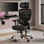High-Back Mesh Office and Gaming Chair, Black