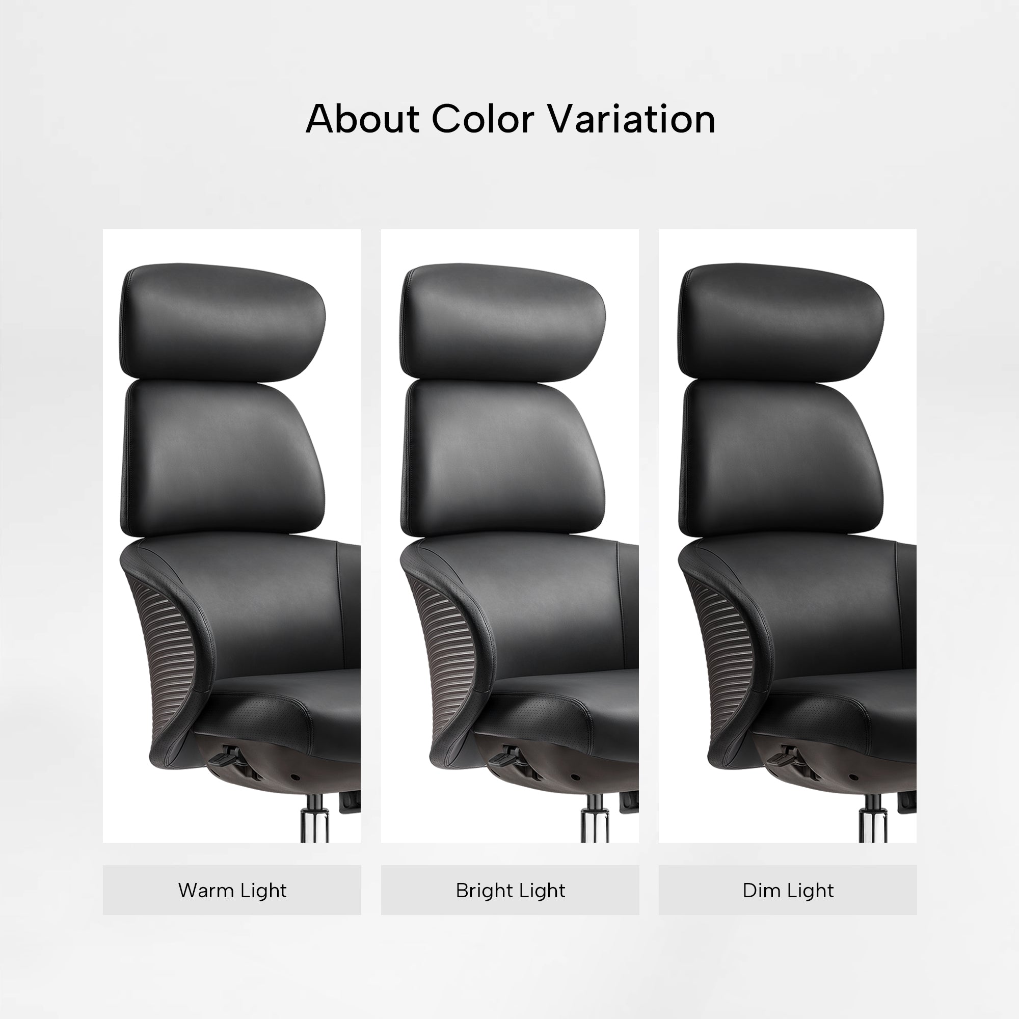Microfiber Leather Executive Office Chair - Modern Lines Home Office