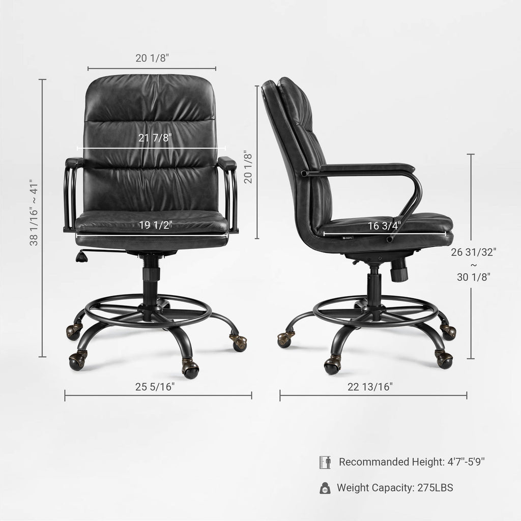 PU Leather Home Office Chair