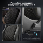 Ergonomic Gaming Chair with Footrest, Black and Yellow