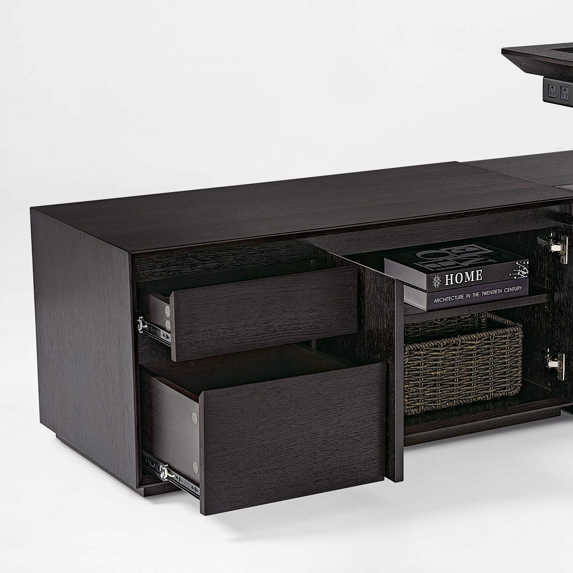 Electric Height-Adjustable Standing Desk, Classic, Black
