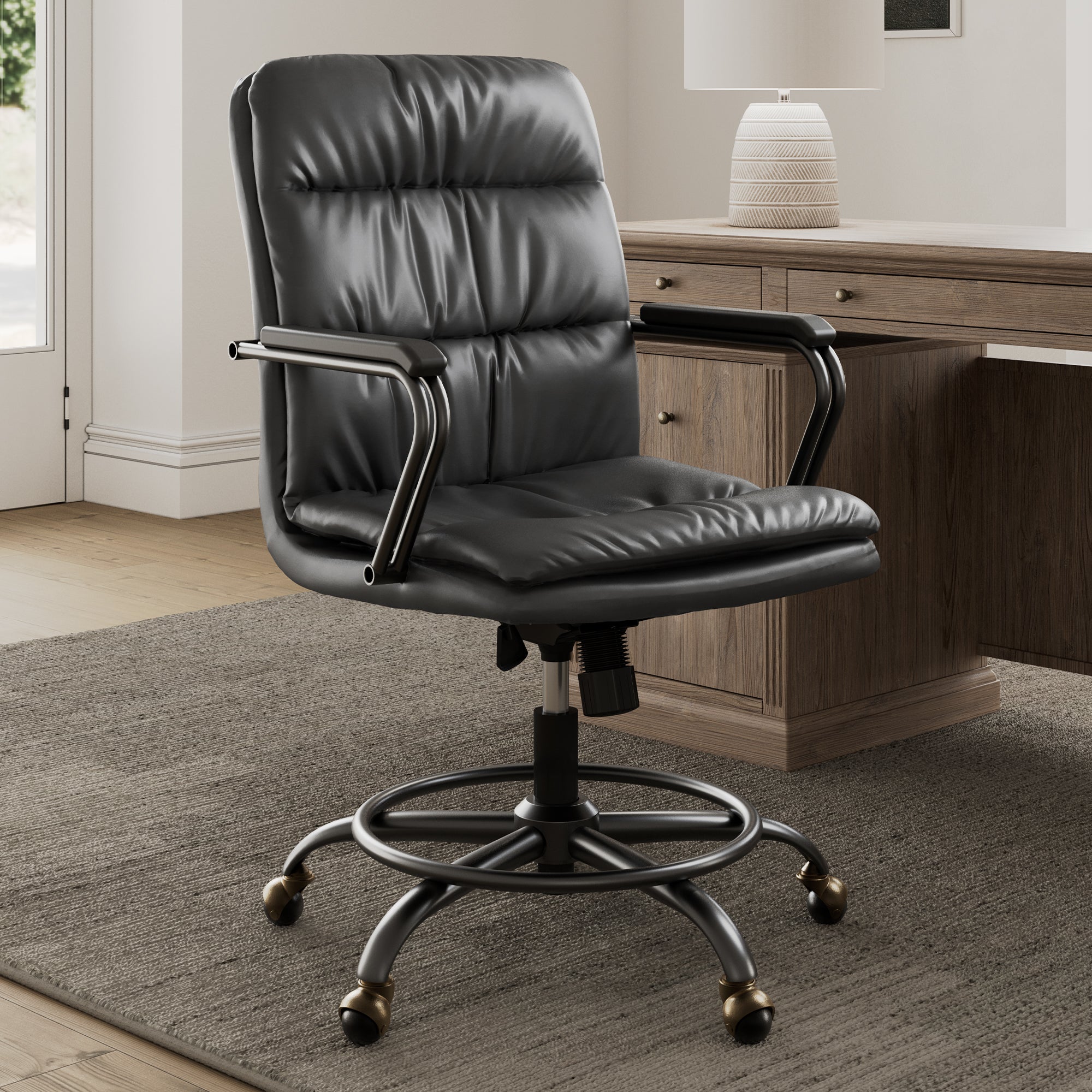 PU Leather Home Office Chair