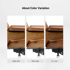 Genuine Leather Executive Office Chair - Classic Ergonomic Design
