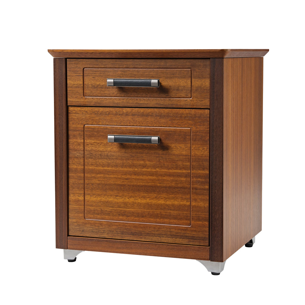 19'' 2-Drawer File Storage Cabinet, Dark Walnut