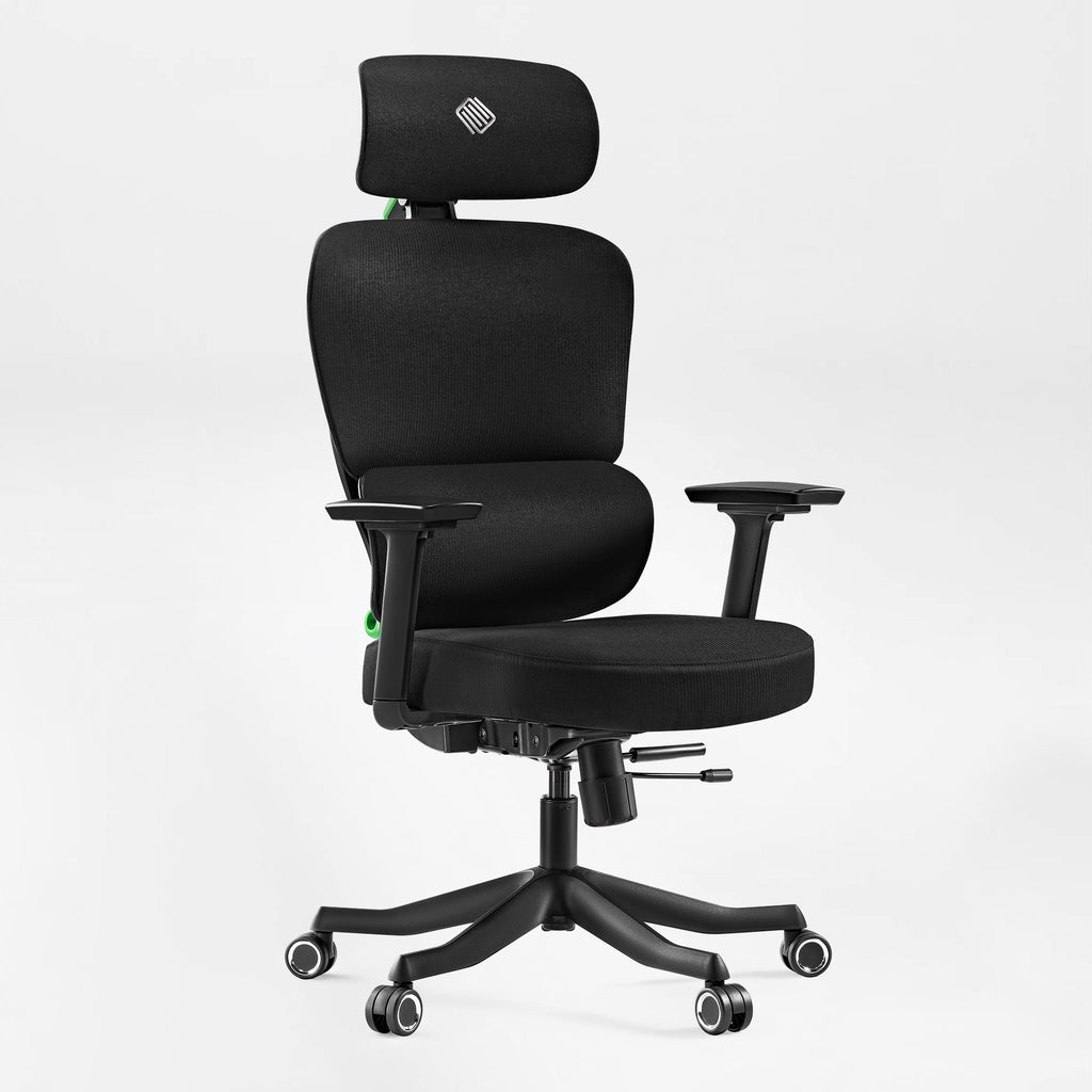 High-Back Mesh Office and Gaming Chair, Black