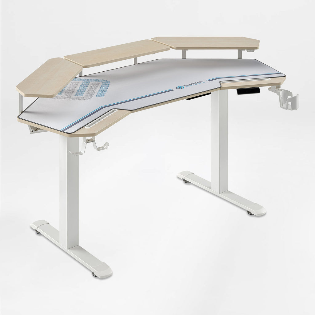 Wing-Shaped Standing Desk (63x23)