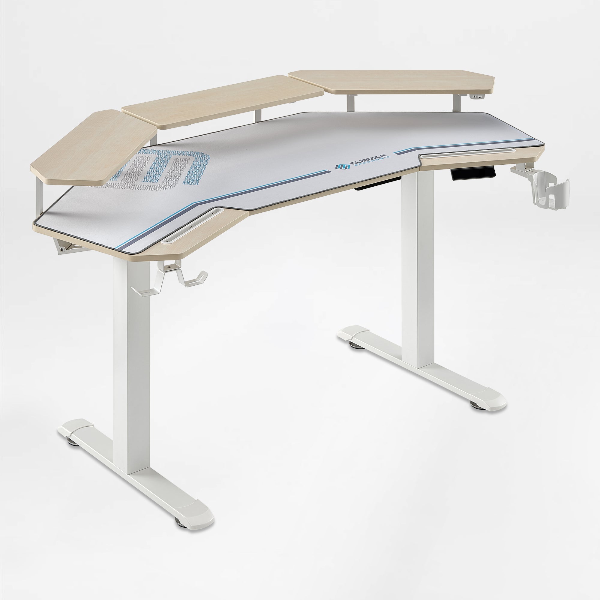Wing-Shaped Standing Desk (63x23)