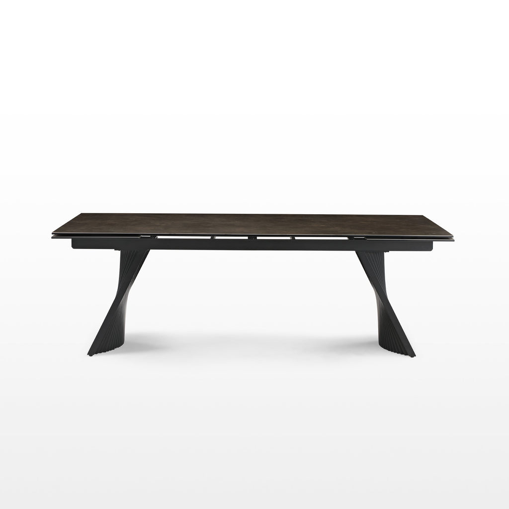 Extendable Rectangular Dining Table, White