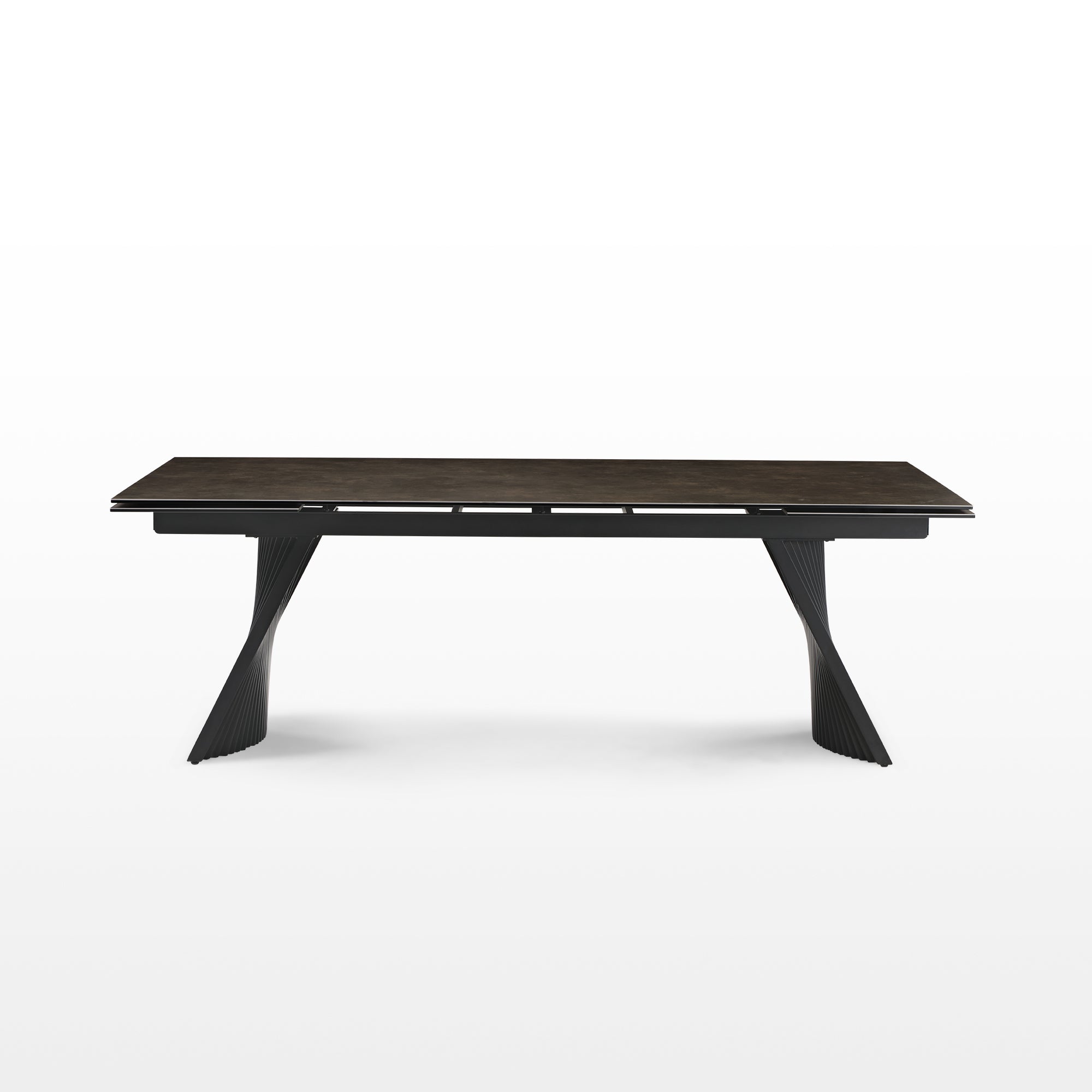 Extendable Rectangular Dining Table, White