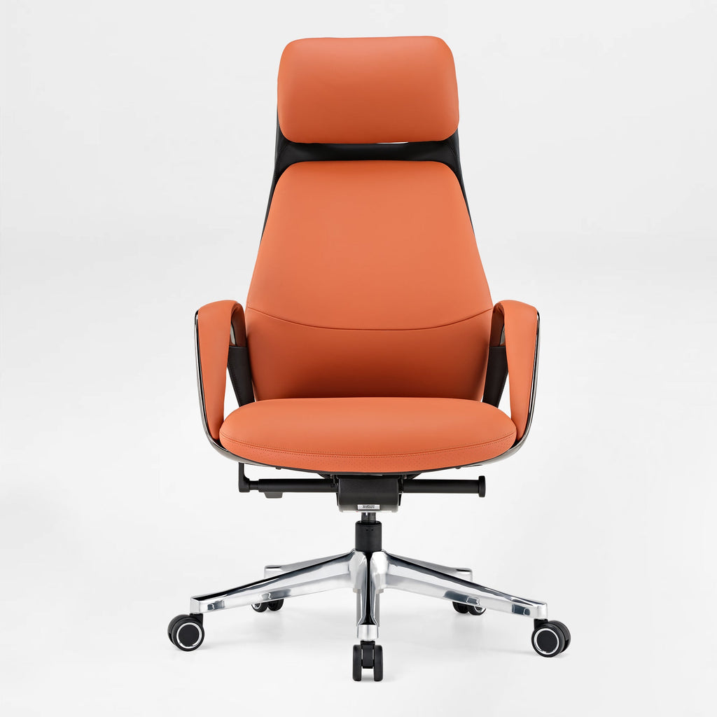 Napa Leather Executive Office Chair - Fully Adjustable