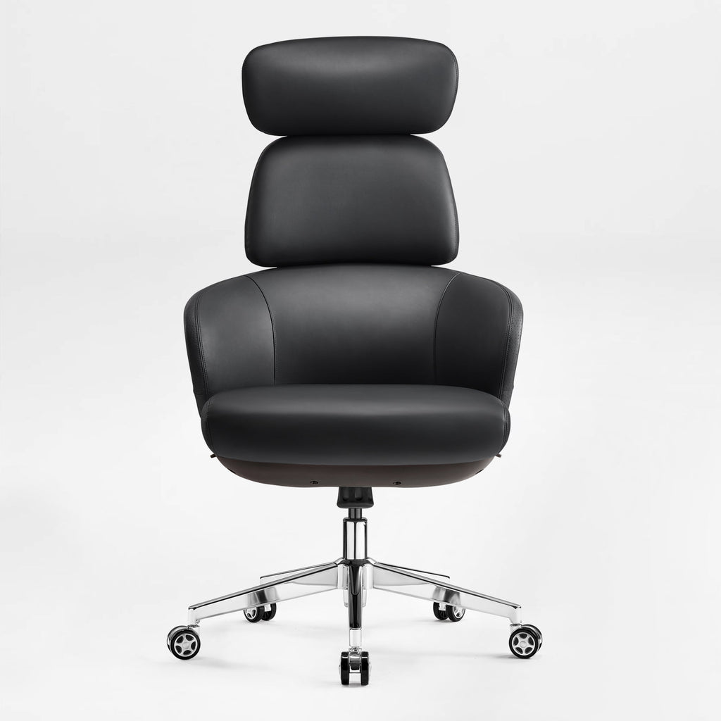 Microfiber Leather Executive Office Chair - Modern Lines Home Office