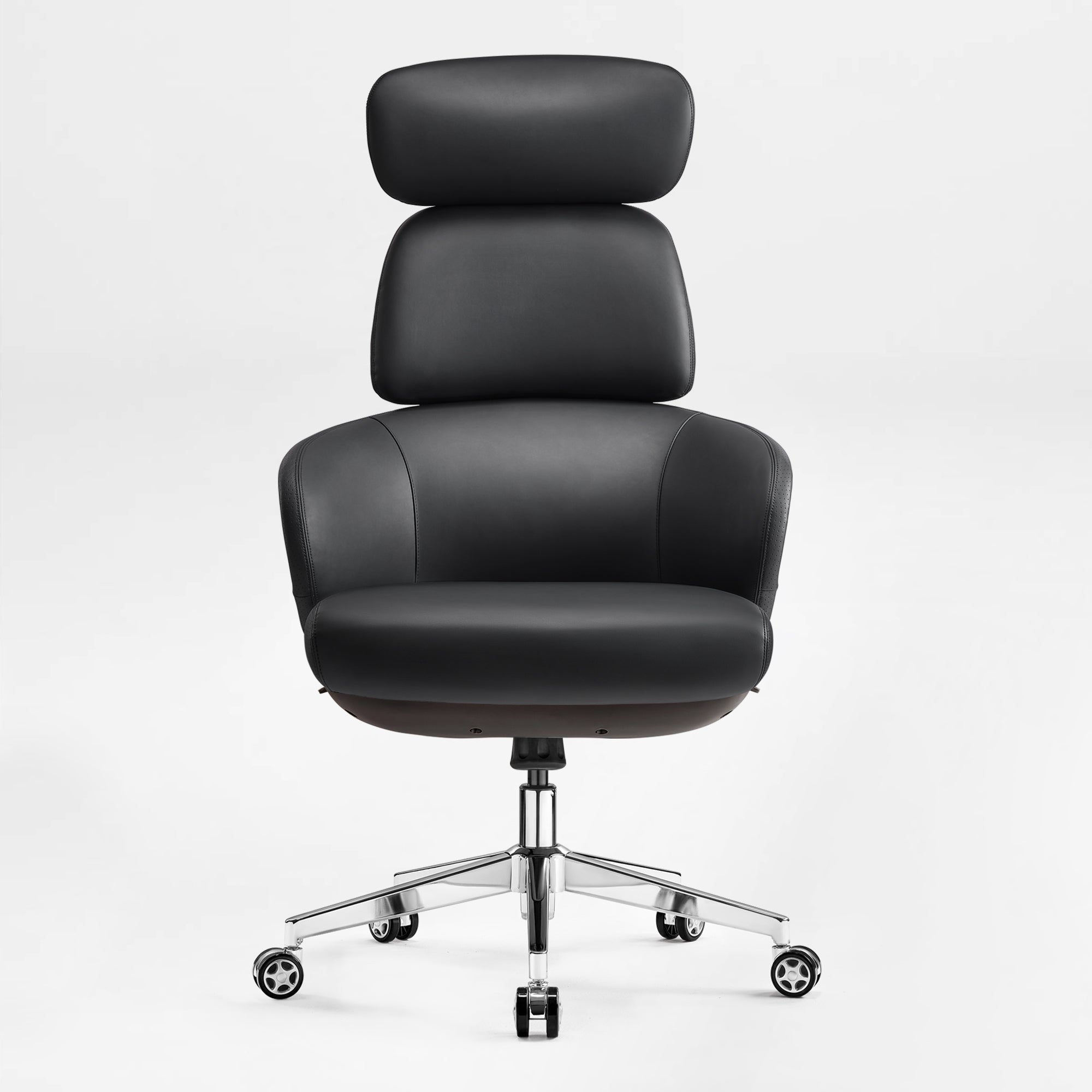 Microfiber Leather Executive Office Chair - Modern Lines Home Office