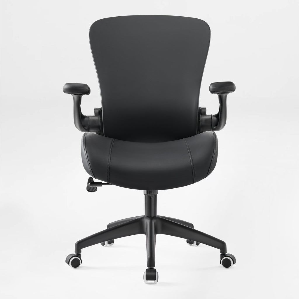 Ergonomic Office Chair - Full PU Leather Versatile Stylish Comfort