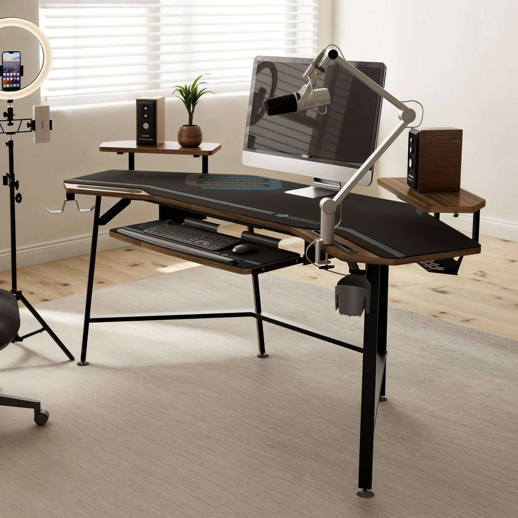 Wing-Shaped Studio Desk (73x23)
