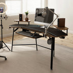 Wing-Shaped Studio Desk (73x23)