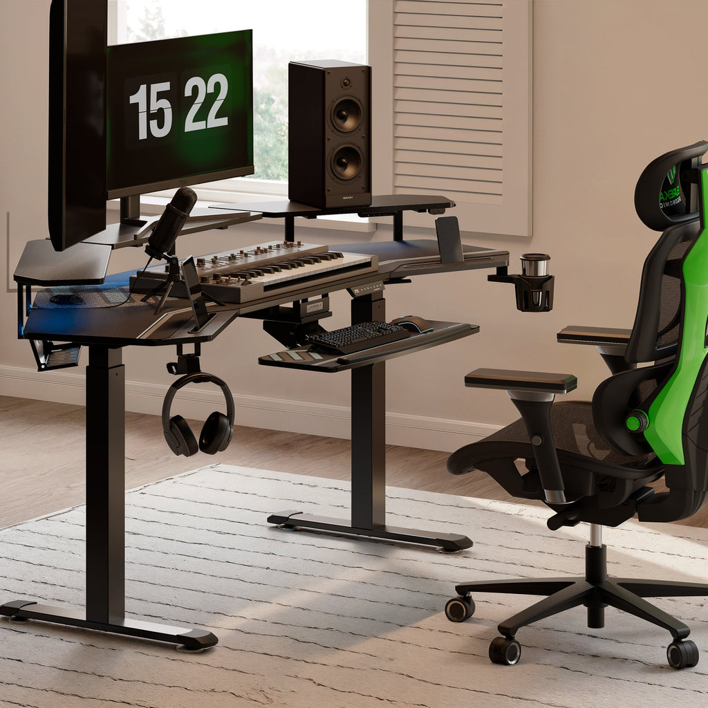 Wing-Shaped Standing Desk (72x23)