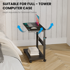 Mobile Height Adjustable CPU Cart