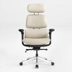 Ergonomic Executive Office Chair - PU Leather 4D Armrests Self-Adapting