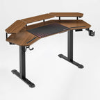 Wing-Shaped Standing Desk (63x23)