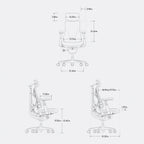Dynamic Ergonomic Office Chair with Chip-Controlled Adaptive Backrest