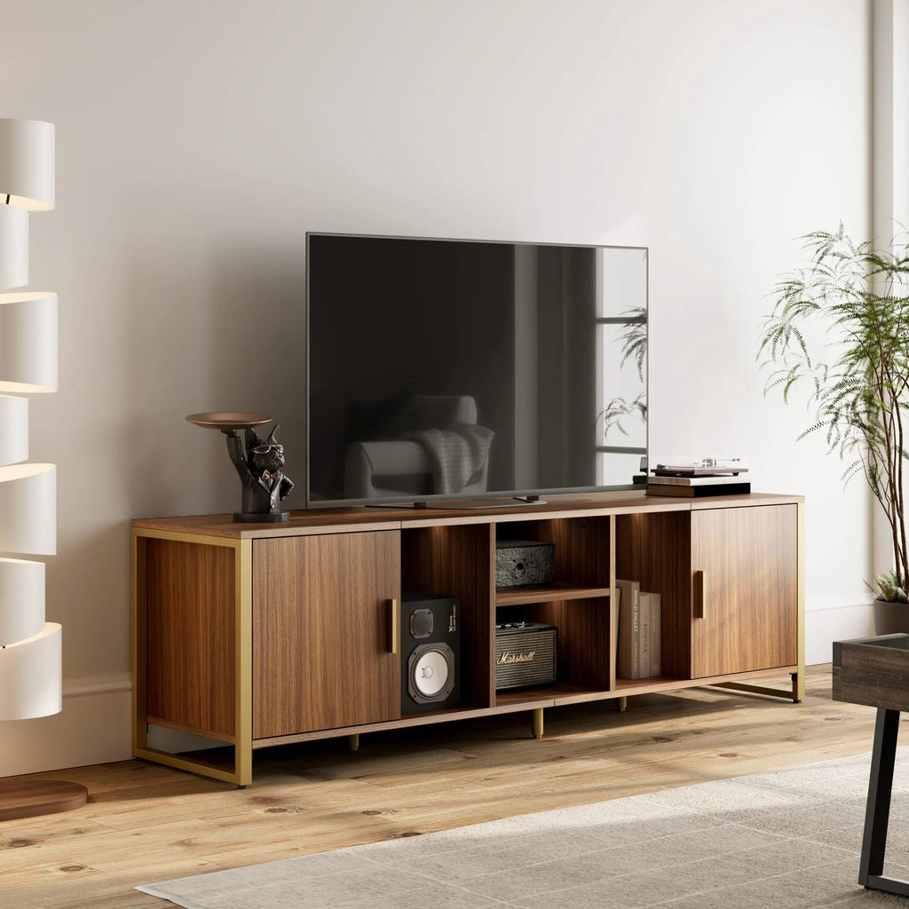 70'' LED Light TV Stand Media Console