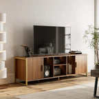 70'' LED Light TV Stand Media Console