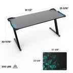 Gaming Desk with Z Shaped Legs (61x25)