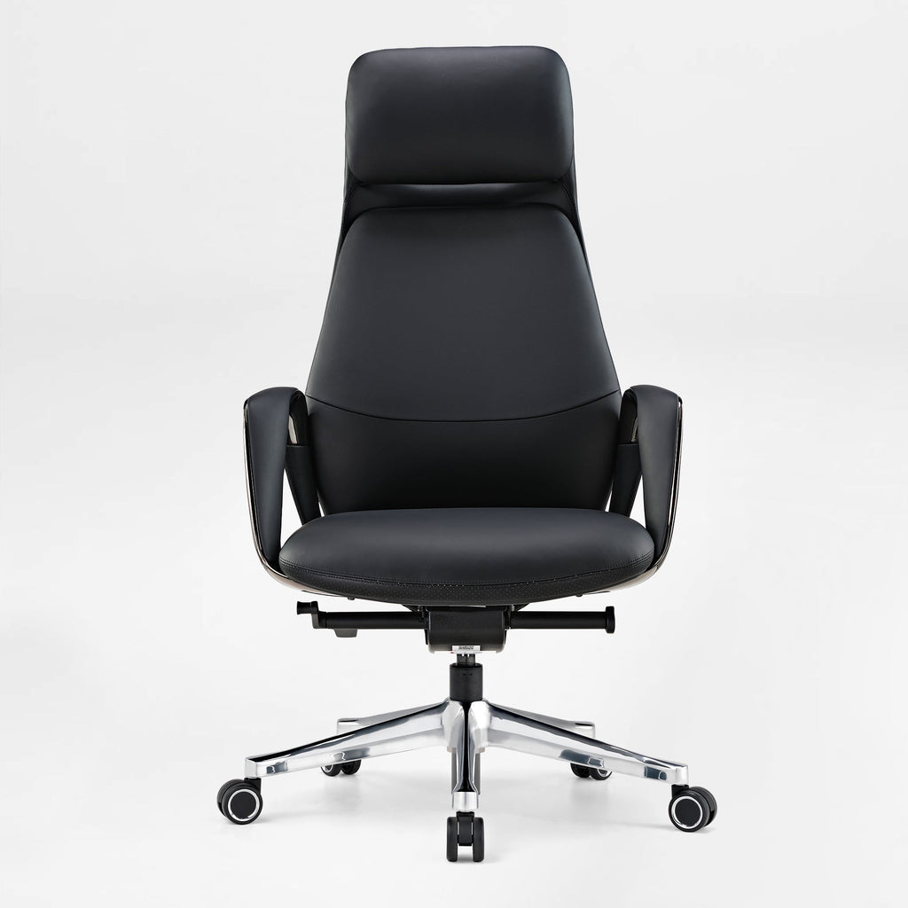Napa Leather Executive Office Chair - Fully Adjustable