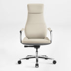 Genuine Leather Executive Office Chair - Butterfly Design High Back