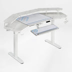 Wing-Shaped Standing Desk (72x23)