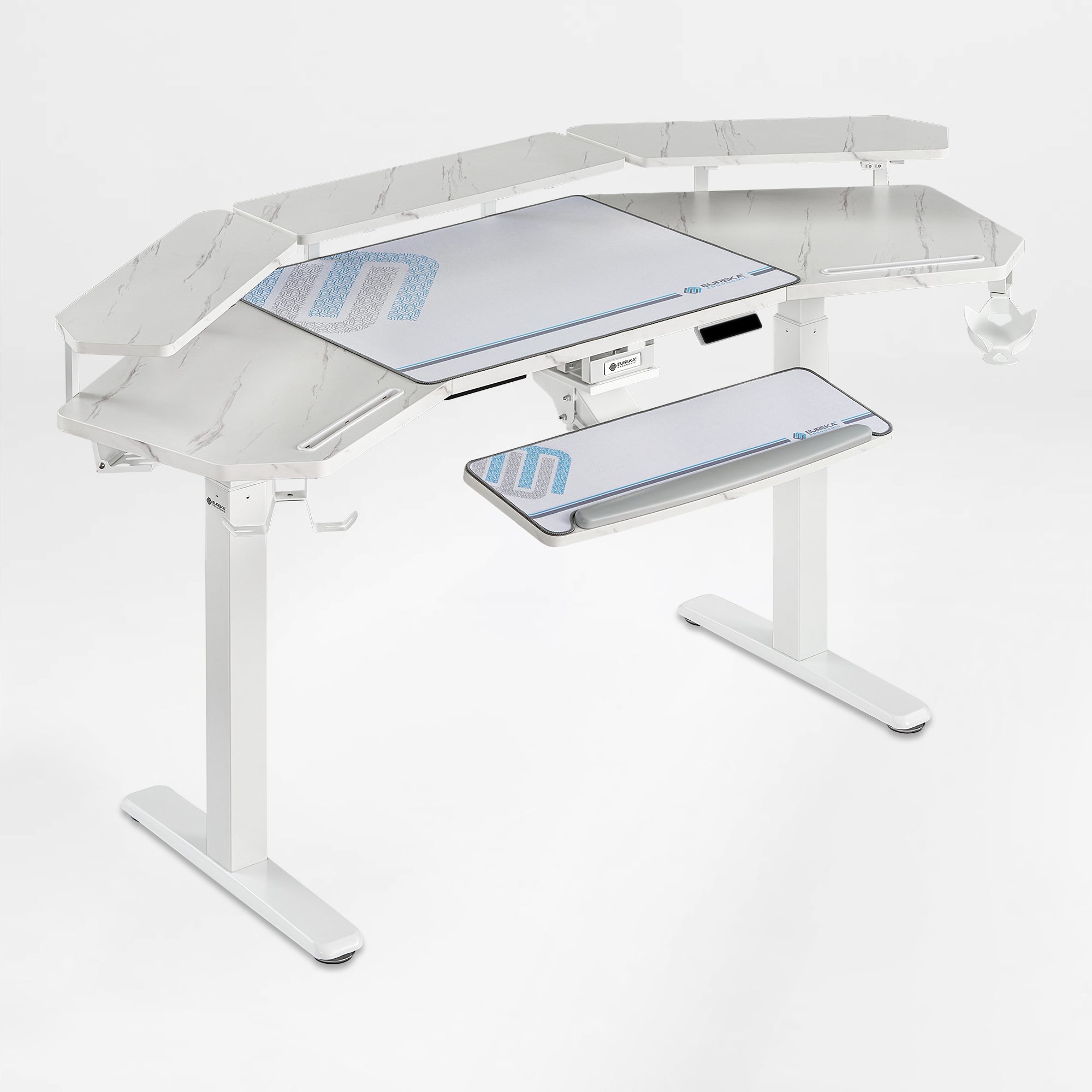Wing-Shaped Standing Desk (72x23)