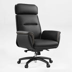 Microfiber Leather Executive Office Chair with Adjustable Headrest