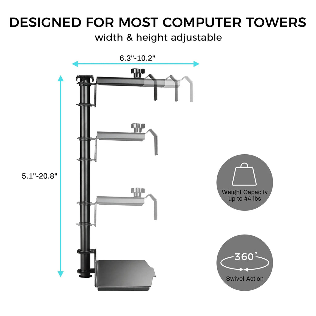 Knob-operated Adjustable CPU Holder