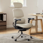 Ergonomic Executive Office Chair - PU Leather 4D Armrests Self-Adapting