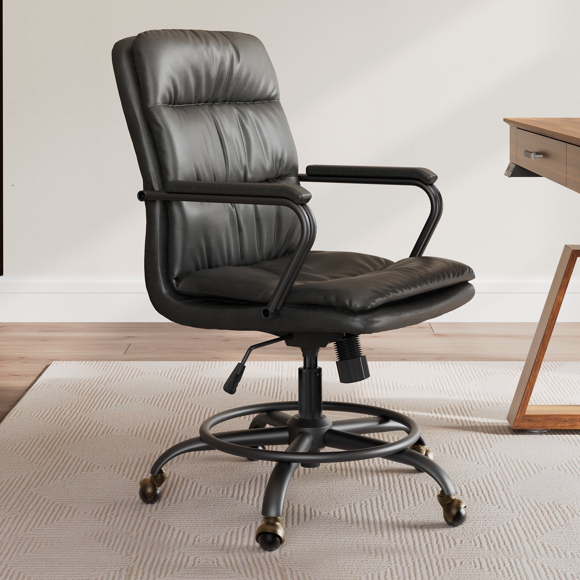 PU Leather Home Office Chair