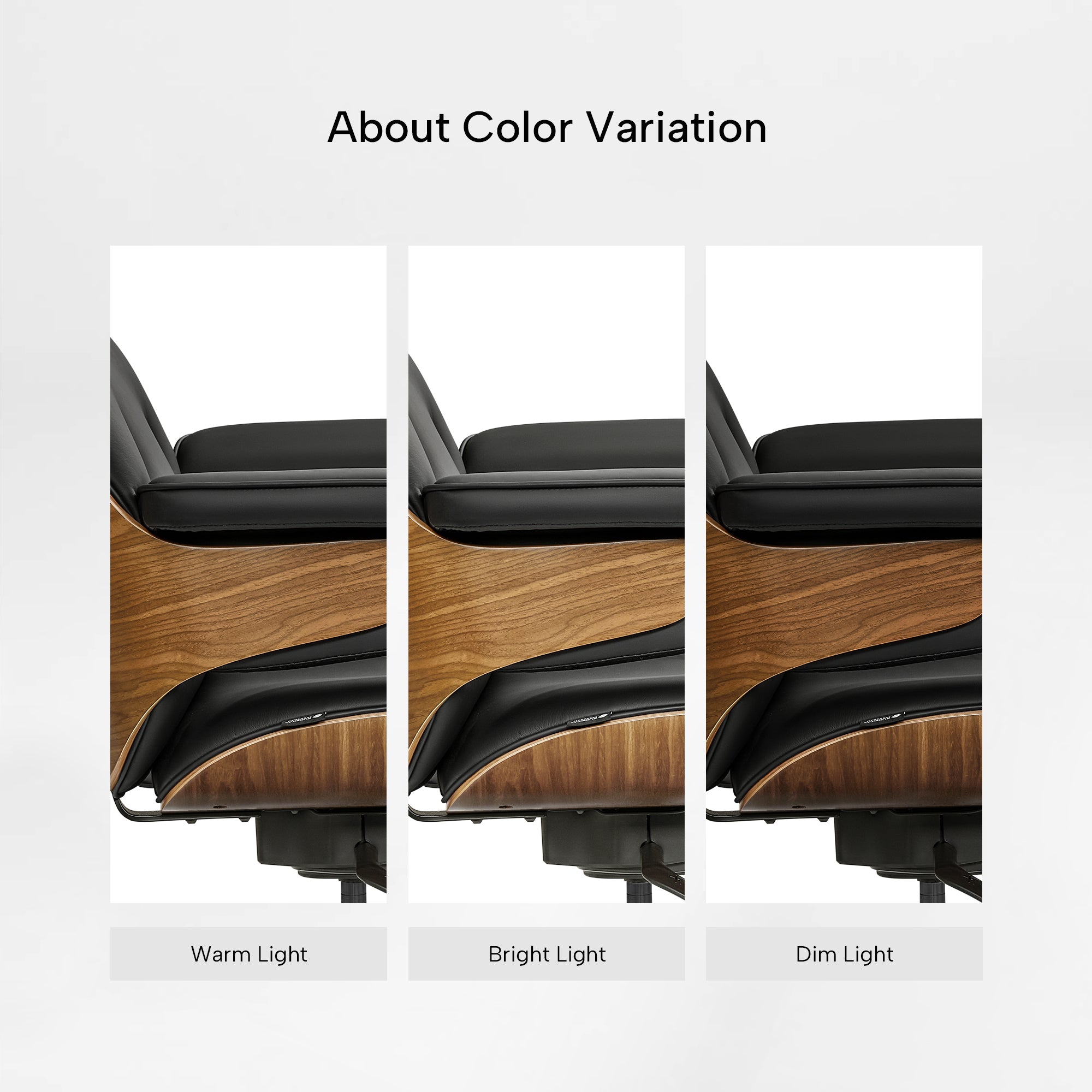 Genuine Leather Executive Office Chair - Classic Ergonomic Design