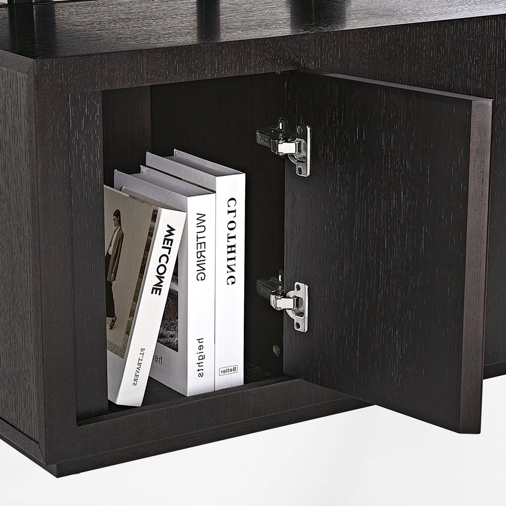 Electric Height-Adjustable Standing Desk, Classic, Black