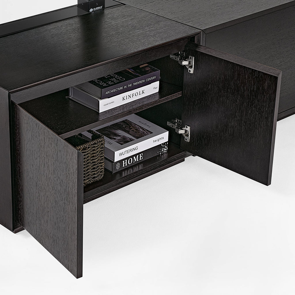 Electric Height-Adjustable Standing Desk, Classic, Black