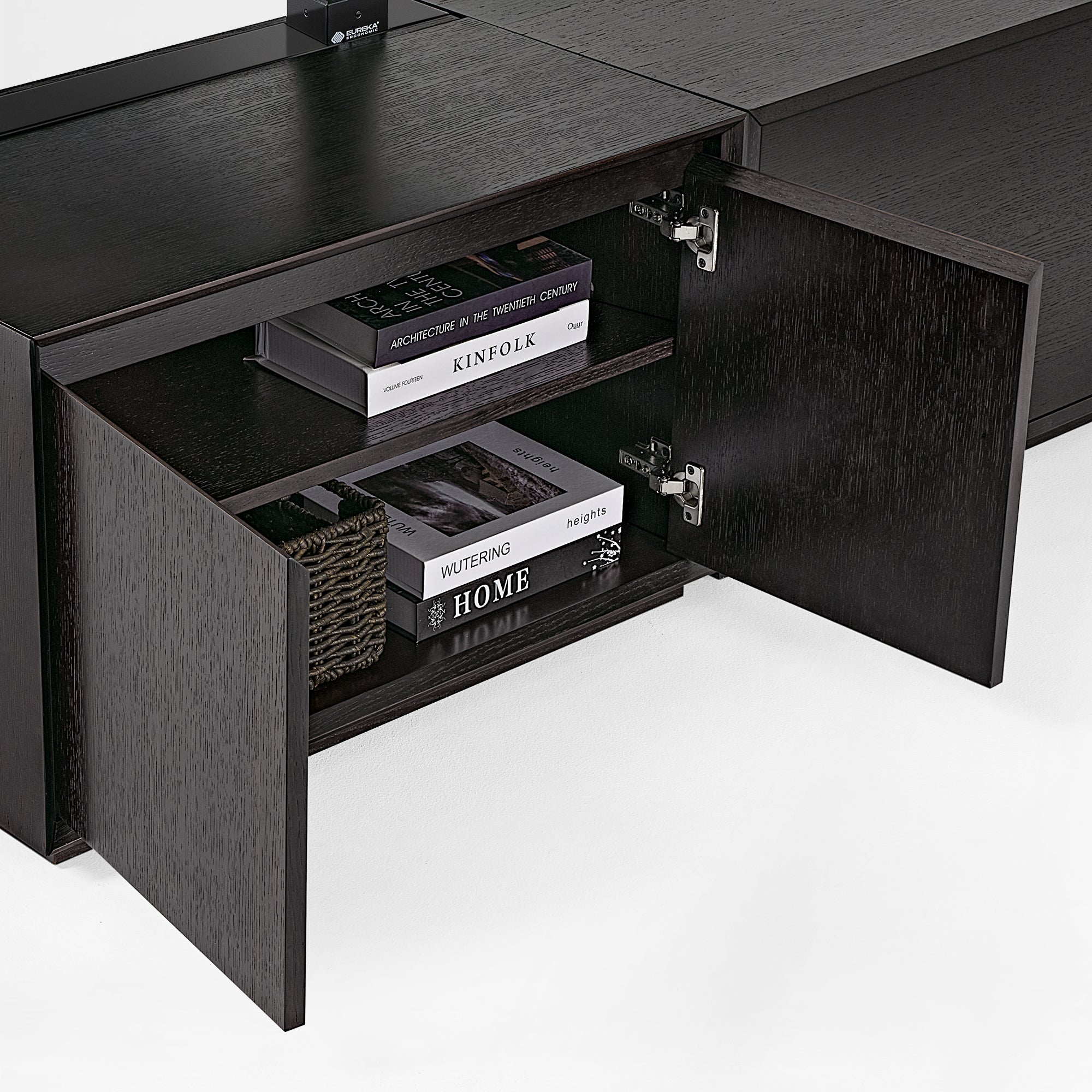 Electric Height-Adjustable Standing Desk, Classic, Black