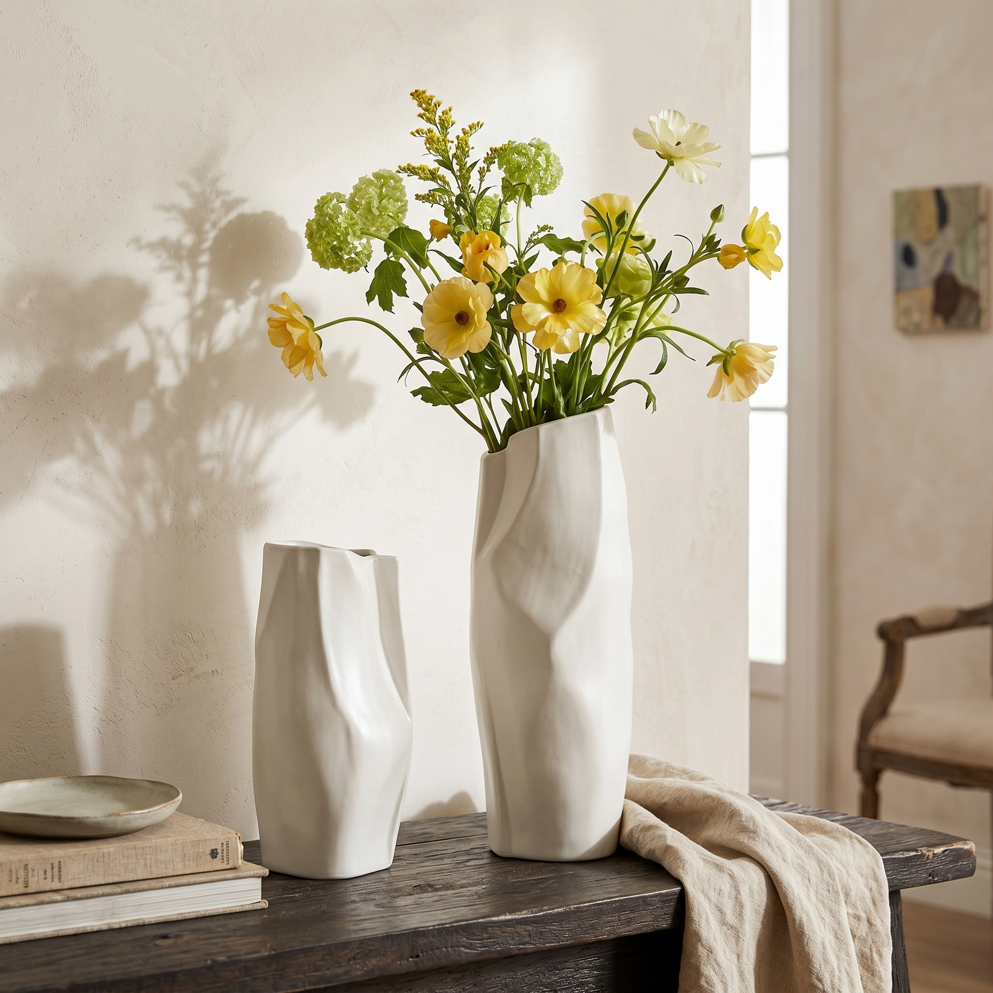 Tall Decorative Vase, 15'' and 20'' Height
